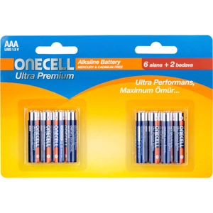 Ultra Premium Alkalin Aaa Boy Pil 8'li