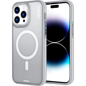 iPhone 14 Pro Max Uyumlu Kılıf Magsafe Şarj Özellikli Youngkit Rock Sand Serisi Kapak