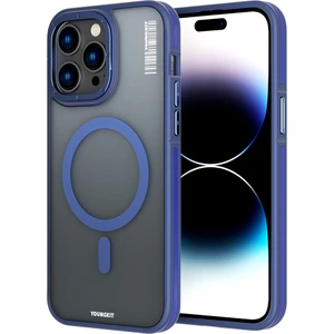 iPhone 14 Pro Uyumlu Kılıf Magsafe Şarj Özellikli Youngkit Rock Sand Serisi Kapak