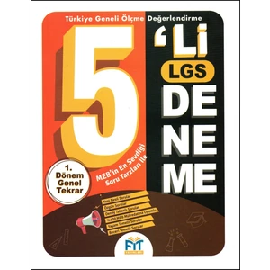 Fit Yayınları 8. Sınıf LGS 1. Dönem 5'li Deneme