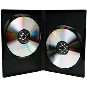 Siyah Çiftli 3 Adet DVD Kutusu 14MM