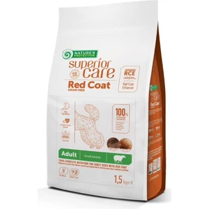 Natures Protection Superior Care Red Coat Küçük Irk Kuzulu Kızıl Köpek Köpek Maması 10 kg