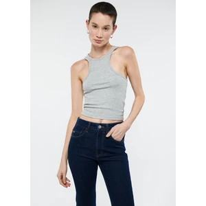 Kadın Halter Yaka Gri Atlet 1611410-80196