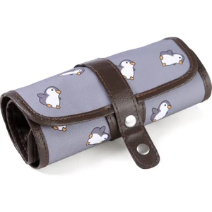 Hobi Market Art Desenli Rulo Kalemlik 36 Bölmeli Penguenler