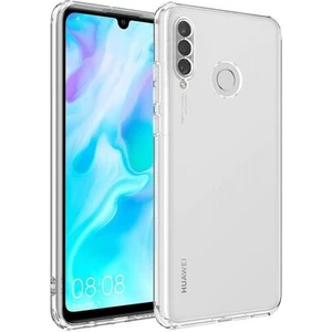 Techno Guru Huawei P30 Lite Kamera Korumalı Şeffaf Sheer Premium Silikon Kılıf
