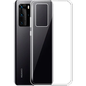 Huawei P40 ile Uyumlu Kılıf Şeffaf Esnek Silikon Telefon Kılıfı Kapak