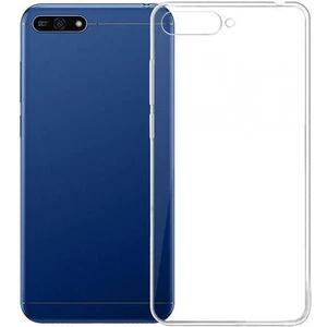 Huawei Y6 2018 ile Uyumlu Kılıf Şeffaf Esnek Silikon Telefon Kılıfı Kapak
