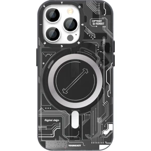 iPhone 14 Pro Max Uyumlu Kılıf Magsafe Şarj Özellikli Youngkit Technology Serisi Kapak
