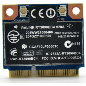 Ralink RT3090BC4 Kablosuz Wlan Wifi 300M N Bluetooth Bluetooth