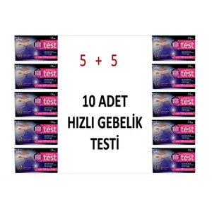 Hızlı Gebelik Testi 10 Adet