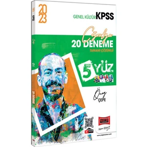 Yargı Yayınevi 2023 KPSS 5yüz Coğrafya Tamamı Çözümlü 20 Deneme