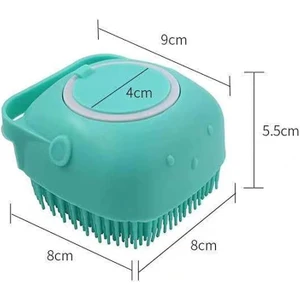 Aqua Home Kedi - Köpek Pati Yıkama Fırçası - Şampuan Hazneli
