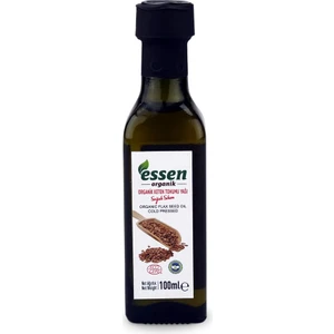 Essen Organik Keten Tohumu Yağı Soğuk Sıkım 100 ml