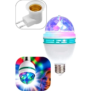 Neler Geldi Neler Renkli Disko Ampulü Lambası E27 Duy Hediye LED Ampul Dönen Disco Topu Lamba Işık Ampül Hareketli