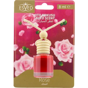Gül Kokusu 8 ml Araba Kokusu Cam Şişe