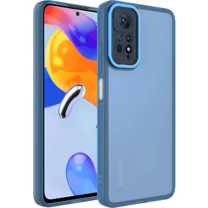Kny Xiaomi Redmi Note 11 Pro Kılıf Kamera Korumalı Renkli Kenarlı Arkası Şeffaf Post Silikon