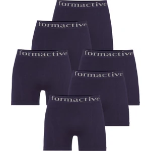 Secret Moda Dikişsiz Microfiber Likralı Erkek Iç Çamaşırı Boxer Lacivert 6 Adet