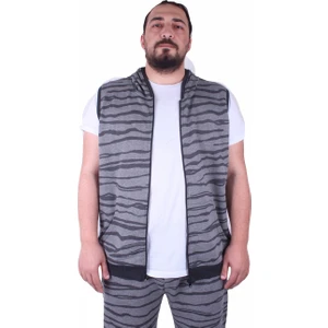 Moc Grande Mocgrande Büyük Beden Unisex Yelek 23600 Gri