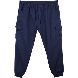 Maruf Shop Kargo Cepli Büyük Beden Kot Jogger Pantolon Laci