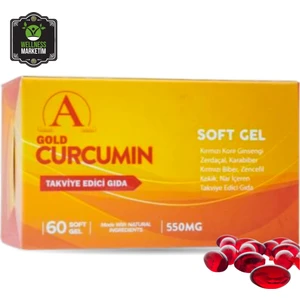 Curcumin Kurkumin 550 mg 60 Soft Jel Kapsül