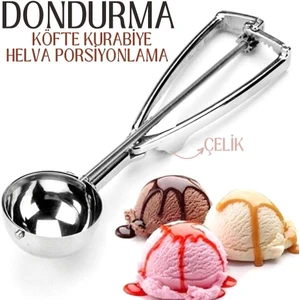Dondurma Kurabiye Köfte Helva Porsiyonlama Kaşığı