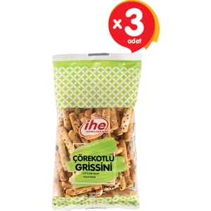 Çörekotlu Grissini 200 gr 3 Adet