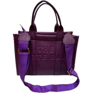 The Tote Bag Kadın Mor Çapraz Askılı Fermuarlı The Tote Bag Omuz Çantası