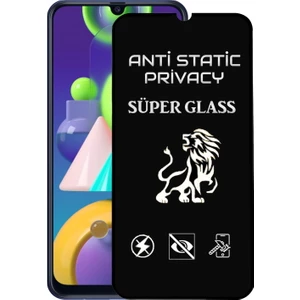 Case World Samsung Galaxy M21 Tam Kaplayan Anti Statik Hayalet Süper Cam Ekran Koruyucu