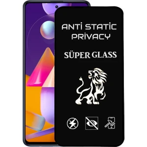 Case World Samsung Galaxy M31S Tam Kaplayan Anti Statik Hayalet Süper Cam Ekran Koruyucu