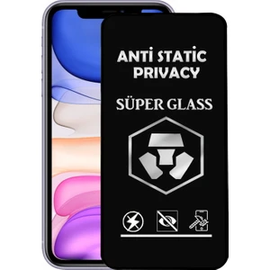 Apple iPhone 11 Tam Kaplayan Anti Statik Hayalet Süper Cam Ekran Koruyucu