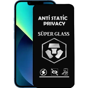 Apple iPhone 13 Tam Kaplayan Anti Statik Hayalet Süper Cam Ekran Koruyucu