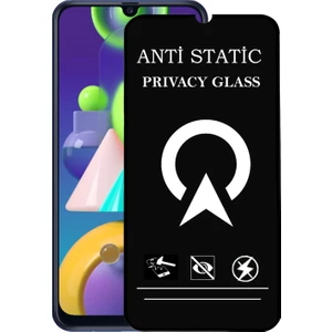 Kzy Samsung Galaxy M21 Tam Kaplayan Anti Statik Görünmez Safir Ekran Koruyucu Hayalet Cam