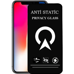 Kzy Apple iPhone x Tam Kaplayan Anti Statik Görünmez Safir Ekran Koruyucu Hayalet Cam