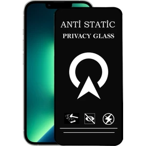 Kzy Apple iPhone 13 Pro Tam Kaplayan Anti Statik Görünmez Safir Ekran Koruyucu Hayalet Cam