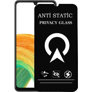 Kzy Samsung Galaxy A33 Tam Kaplayan Anti Statik Görünmez Safir Ekran Koruyucu Hayalet Cam