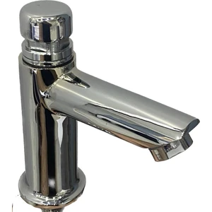 Bas Çek Zaman Ayarlı Lavabo Musluk