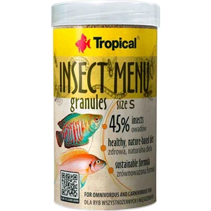 Insect Menü Granül Size S Böcek Özlü Balık Yemi 100 ml
