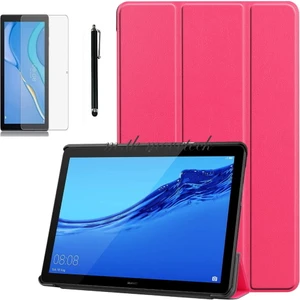 M.TK Moveteck Honor Pad 8 12" Inç Tablet Kılıfı Uyumlu Smart Akıllı Ince Kapak Pu Deri Standlı Kılıf+ Ekran Koruyucu ve Dokunmatik Kalem Set