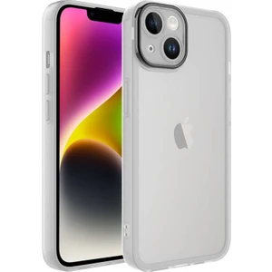 Apple iPhone 13 ile Uyumlu Kılıf Kamera Korumalı Transparan Arka Yüzey Telefon Kılıfı