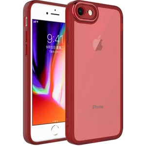Apple iPhone Se 2020 ile Uyumlu Kılıf Kamera Korumalı Transparan Arka Yüzey Telefon Kılıfı