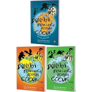 Beyaz Balina Yayınları Dünyayı Bisikletle Dolaşan Çocuk Seti (3 Kitap Takım)