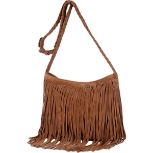 Betty Becky Devils Eye Püsküllü Polar Vintage Omuz Askılı Çanta () (Yurt Dışından)