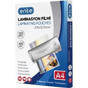 Laminasyon Filmi A4 (216X303MM) 100 Lü