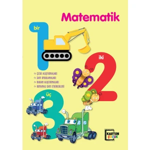 Karton Kitap Çocuk Matematik 1-2-3