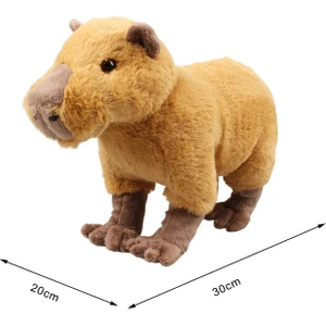 Peluş Capybara Oyuncak Doldurulmuş Hayvan Peluş Bebek Yumuşak (Yurt Dışından)