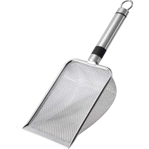 Çöp Kutusu Scooper Pet Eş Sifter Temizleyici Scooper Dayanıklı Temizleme Aracı Sürüngen Kum 2.8mmx2,8mm (Yurt Dışından)