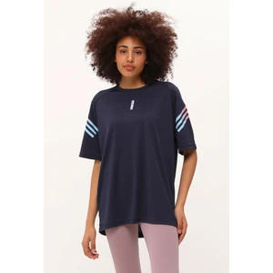 Genıus Store Kadın Spor Tişört Baskılı Fitness, Antrenman Fit