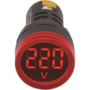 22MM Kırmızı 24V-450V Voltmetre