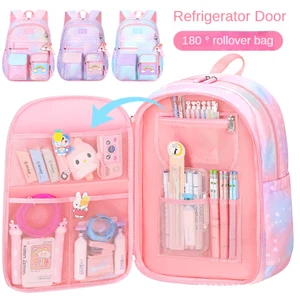 Wang Sasha Yeni Çocuk Omurgası Su Geçirmez Sırt Çantası Sırt Çantası (Yurt Dışından)