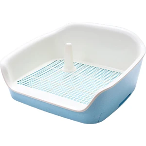 Tnabilir Köpek Lazımlık Tepsi Kedi W/Çekmeceli Küçük Köpek Pisuar Çöp Kutusu Tuvalet Mavi (Yurt Dışından)